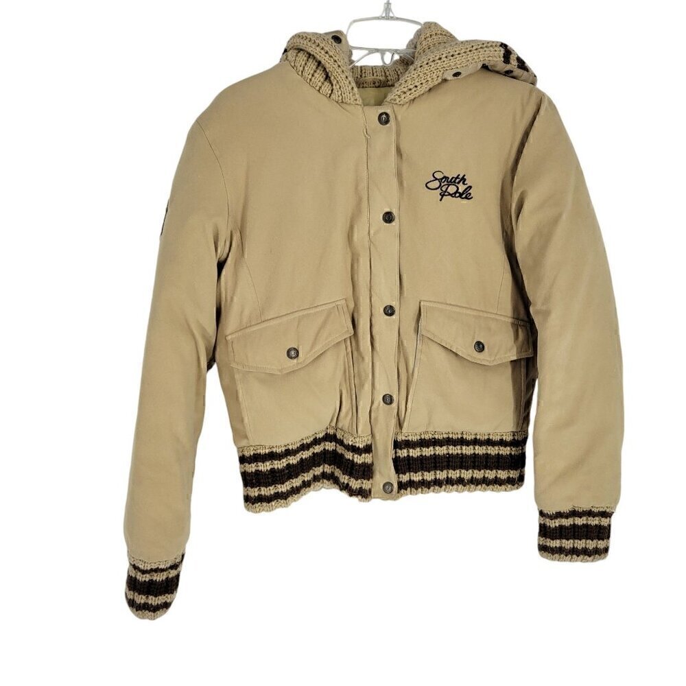 Stylish Tan Jacket with Hood